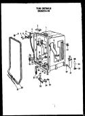 Part Location Diagram of 0807599 Whirlpool COUNTERBALANCE ARM GUIDE