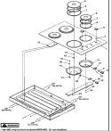 Part Location Diagram of B5036802 Whirlpool GASKET