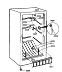 FZ COMPARTMENT Diagram and Parts List for ESU20JW P1179618W Amana Freezer