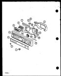 Page 2 Diagram and Parts List for DU6000B P7712009W Amana Dishwasher
