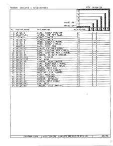 Shelves And Accessories Page 2 Diagram and Parts List for 52154  Admiral Refrigerator