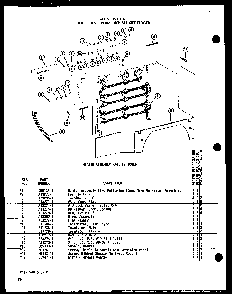 Heater Assembly Mfg. By Gould Diagram and Parts List for 113W-3W P54975-64R Amana Air Conditioner
