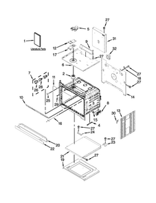 Oven Parts Diagram and Parts List for MEW7530AW02  Maytag Wall Oven