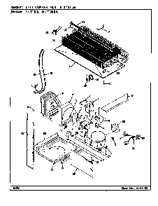 Unit Compartment & System Diagram and Parts List for NNT170KA CC29A Maytag Refrigerator