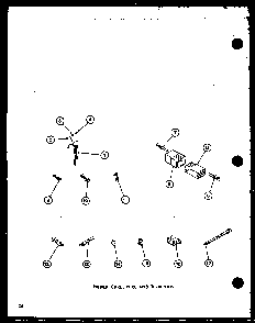 Section 1 Diagram and Parts List for LWD553 P7762116W W Amana Washer