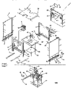 Cabinet Diagram and Parts List for ARG7200L-P1143323NL  Amana Range