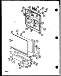Page 4 Diagram and Parts List for DU6000B P7712009W Amana Dishwasher