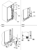 CABINET BACK Diagram and Parts List for SR25TL P1194002W L Amana Refrigerator