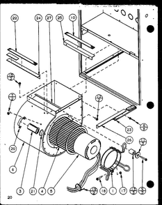 Section 5 Diagram and Parts List for GHI115A35C P6983133F Amana Heater