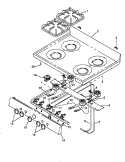 Part Location Diagram of Y06582700L Whirlpool MAIN TOP 30