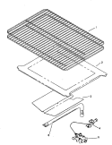OVEN COMPONENTS Diagram and Parts List for SNP26ZZ0 P1143184N W Amana Cooktop