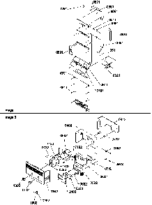 Control Assy Diagram and Parts List for SX322S2W-P1307302WW  Amana Refrigerator