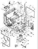CHASSIS ASSY PARTS Diagram and Parts List for URC517MP P1191102M Amana Microwave