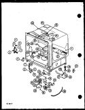 Page 7 Diagram and Parts List for DU6000B P7712009W Amana Dishwasher