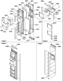 FZ DOOR Diagram and Parts List for SBDX520SW P1185104W W Amana Refrigerator