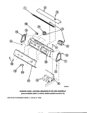 GRAPHIC PANEL, CTRL MTG PLATE AND CTRLS Diagram and Parts List for LW6123LM PLW6123LM A Amana Washer