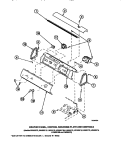 GRAPHIC PANEL, CTRL MTG PLATE AND CTRLS Diagram and Parts List for LW6123LM PLW6123LM A Amana Washer