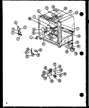 Page 3 Diagram and Parts List for DU9010W P7712010W Amana Dishwasher