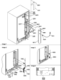 CABINET BACK Diagram and Parts List for SB520SW P1185003W W Amana Refrigerator
