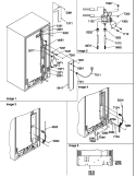 CABINET BACK Diagram and Parts List for SBDE520SW P1185202W W Amana Refrigerator