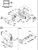 EVAP AND FAN MOTOR ASSEMBLIES Diagram and Parts List for THI21TL P1302602W L Amana Refrigerator