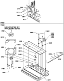 MACHINE COMPARTMENT Diagram and Parts List for THI21TL P1302602W L Amana Refrigerator