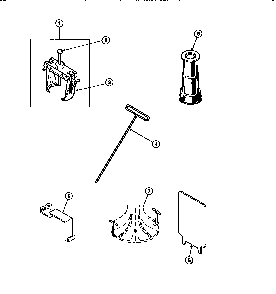Special Tools Diagram and Parts List for CW8202W2-PCW8202W2A  Crosley Washer