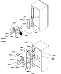 CABINET BACK Diagram and Parts List for TR522SW P1182703W W Amana Refrigerator