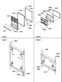 DOOR ASSEMBLIES Diagram and Parts List for TR522SW P1182703W W Amana Refrigerator