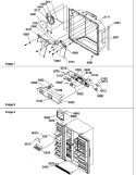 ICE & WATER CAV / ELEC BRKT / & TOE GRILLE Diagram and Parts List for SRD325S5W P1199402W W Amana Refrigerator