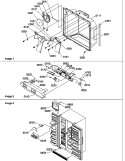 ICE & WATER CAV / ELEC BRKT / & TOE GRILLE Diagram and Parts List for SRD520SL P1186302W L Amana Refrigerator