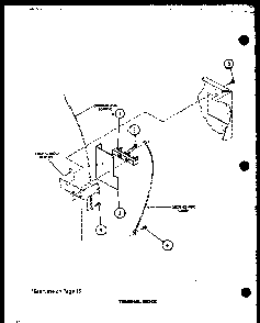 Section 8 Diagram and Parts List for LE3902W P1122603WW Amana Dryer