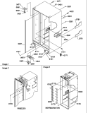 CABINET PARTS Diagram and Parts List for SRD27S4E P1190306W E Amana Refrigerator