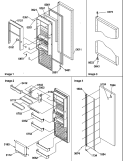 REF DOOR Diagram and Parts List for SR520SW P1183002W W Amana Refrigerator