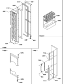 FZ DOOR AND ACCESSORIES Diagram and Parts List for SG521SBL P1197002W L Amana Refrigerator