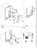 CABINET BACK Diagram and Parts List for SG521SBL P1197002W L Amana Refrigerator