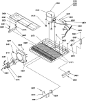 MACHINE COMPARTMENT Diagram and Parts List for SG521SBL P1197002W L Amana Refrigerator