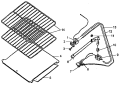OVEN COMPONENTS Diagram and Parts List for RLS270UL P1142924N L Amana Range
