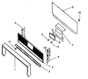 Part Location Diagram of 06493602 Whirlpool Bracket, clock (bor
