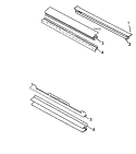 CONTROL PANEL TRIM Diagram and Parts List for ACO27DEW P1172604S Amana Range