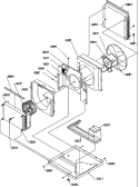CHASSIS Diagram and Parts List for 7QZ21RC P1209702R Amana Air Conditioner