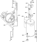 COMPRESSOR / TUBING Diagram and Parts List for 7QZ21RC P1209702R Amana Air Conditioner