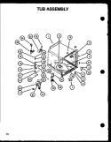 PTUB ASSY Diagram and Parts List for DCS450W P1139734N W Amana Dishwasher