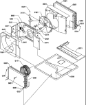 CHASSIS Diagram and Parts List for 21QZ33RC P1209903R Amana Air Conditioner