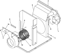 AIR HANDLING PARTS Diagram and Parts List for 10V2S P1212702R Amana Air Conditioner
