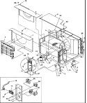 CONTROLS & ELECTRICAL COMPONENTS Diagram and Parts List for 10C5EZ P1206001R Amana Air Conditioner