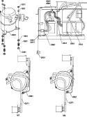 COMPRESSOR / TUBING Diagram and Parts List for 18C5Y P1178204R Amana Air Conditioner