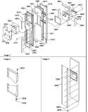 FZ DOOR Diagram and Parts List for SRDE520SW P1183103W W Amana Refrigerator