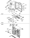 ICE & WATER CAV / ELEC BRKT / & TOE GRILLE Diagram and Parts List for SRDE520SW P1183103W W Amana Refrigerator