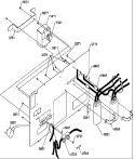 REAR ACCESS PANEL Diagram and Parts List for FS17 P1302105M Menumaster Microwave